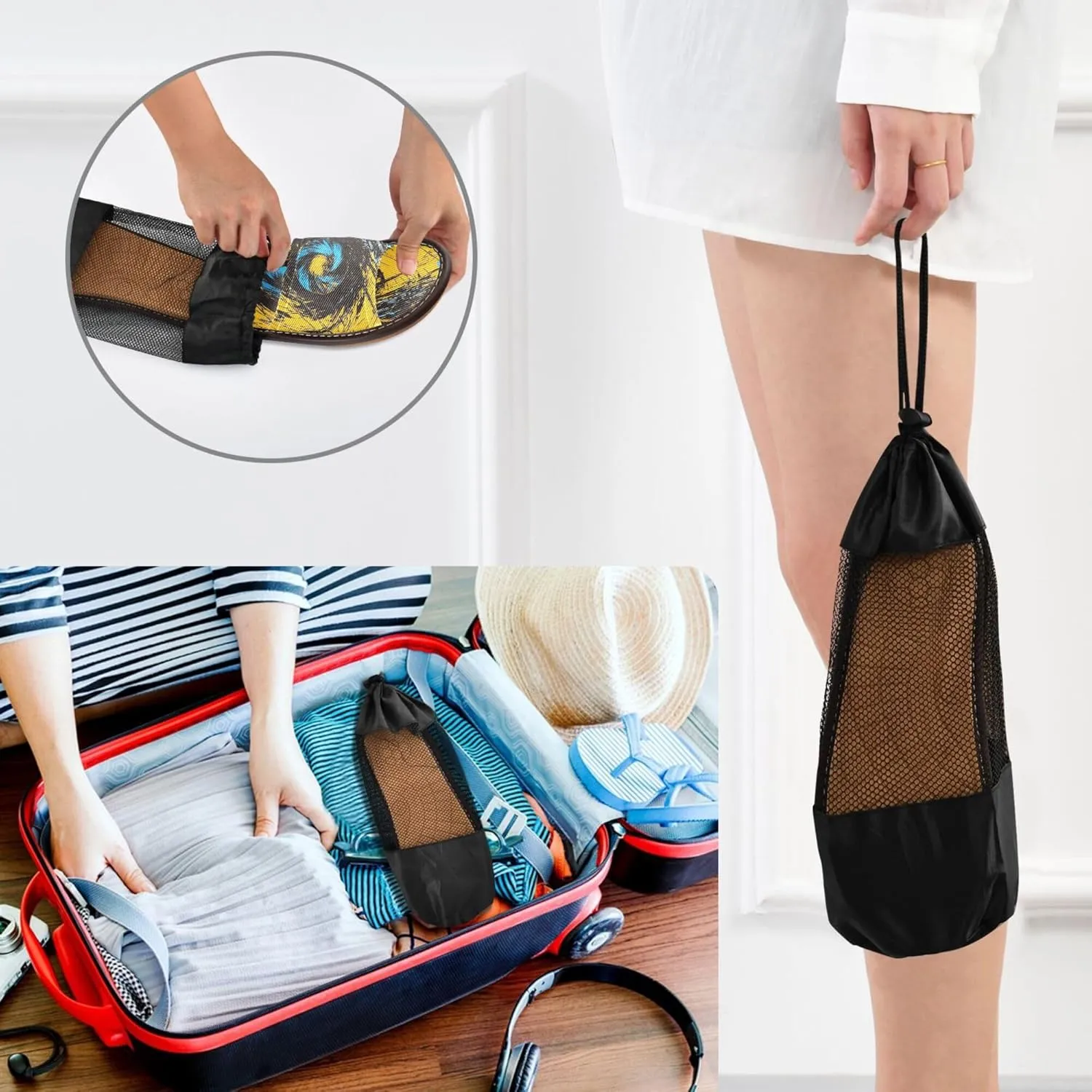 Summer Slipper Storm Tornado Graffiti Doodle Indoor House Men Women Quick Drying Slippers