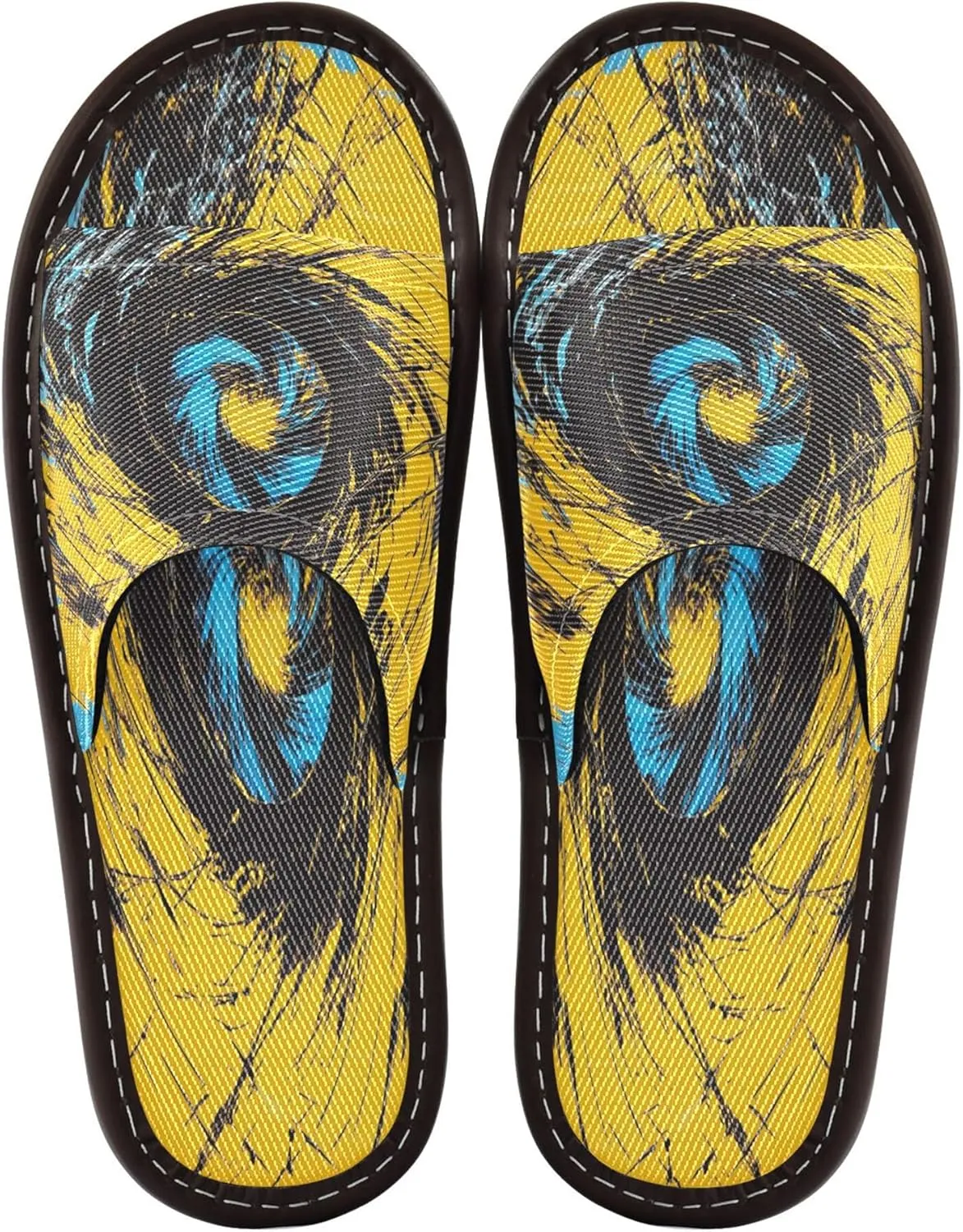 Summer Slipper Storm Tornado Graffiti Doodle Indoor House Men Women Quick Drying Slippers