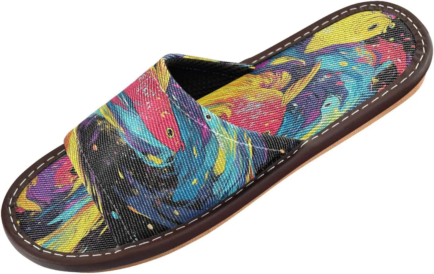 Summer Slipper Tornado Storm Fish Watercolor Indoor House Men Women Quick Drying Slippers