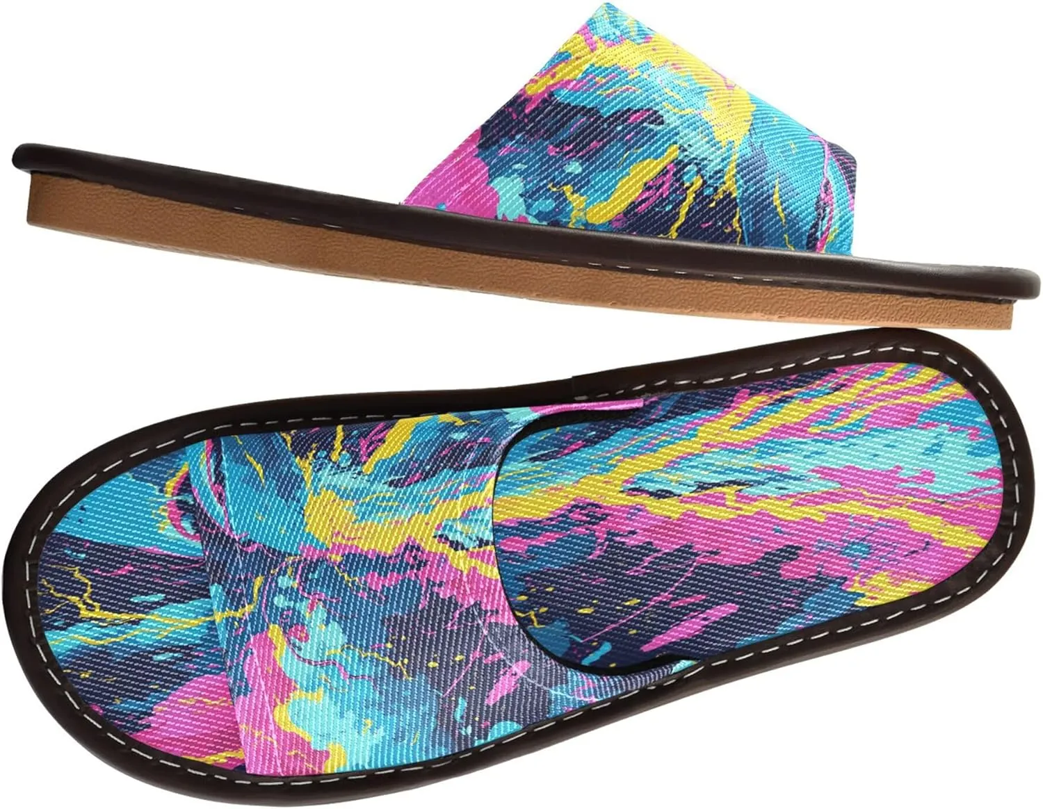Summer Slipper Tornado Storm Graffiti Doodle Indoor House Men Women Quick Drying Slippers
