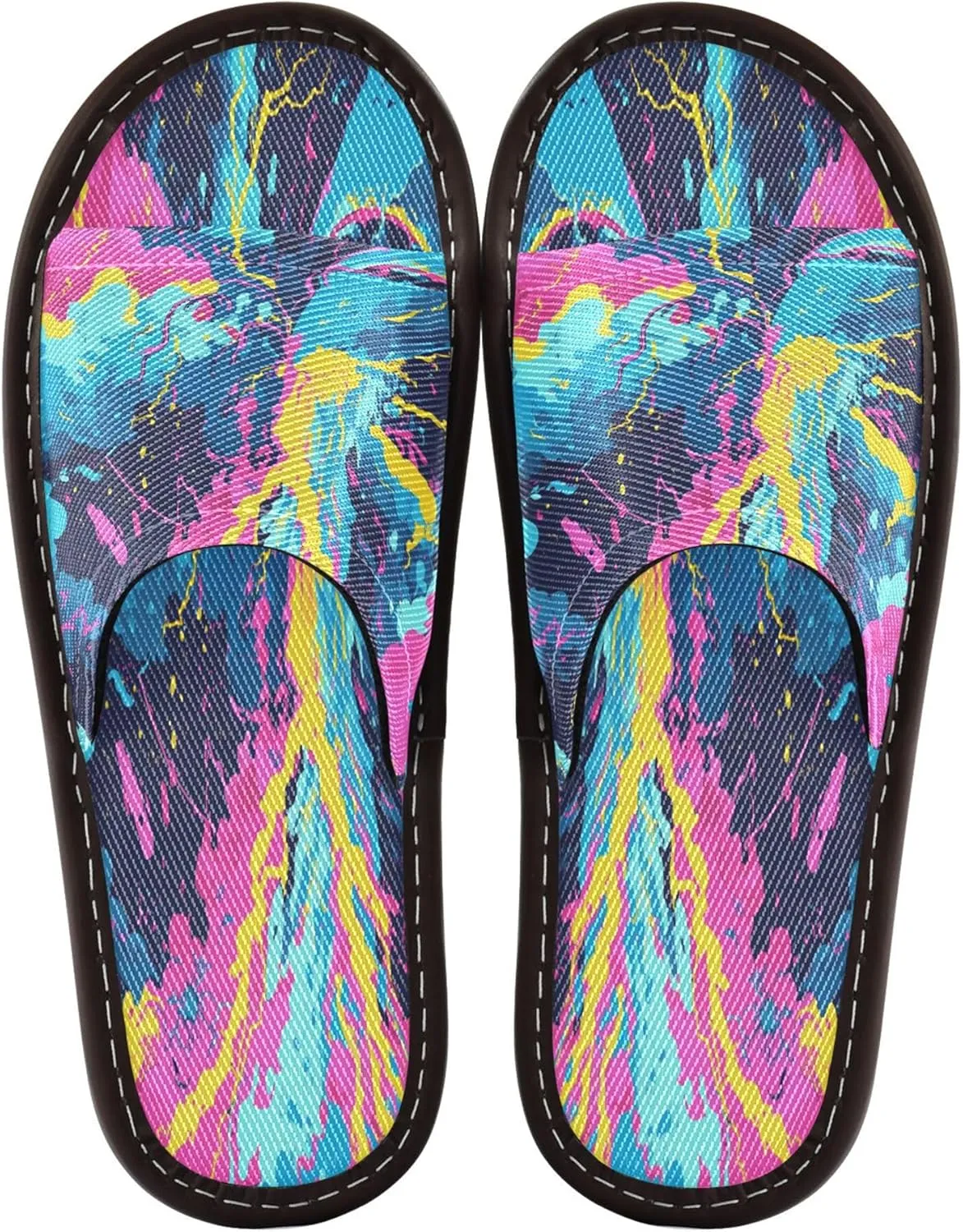 Summer Slipper Tornado Storm Graffiti Doodle Indoor House Men Women Quick Drying Slippers
