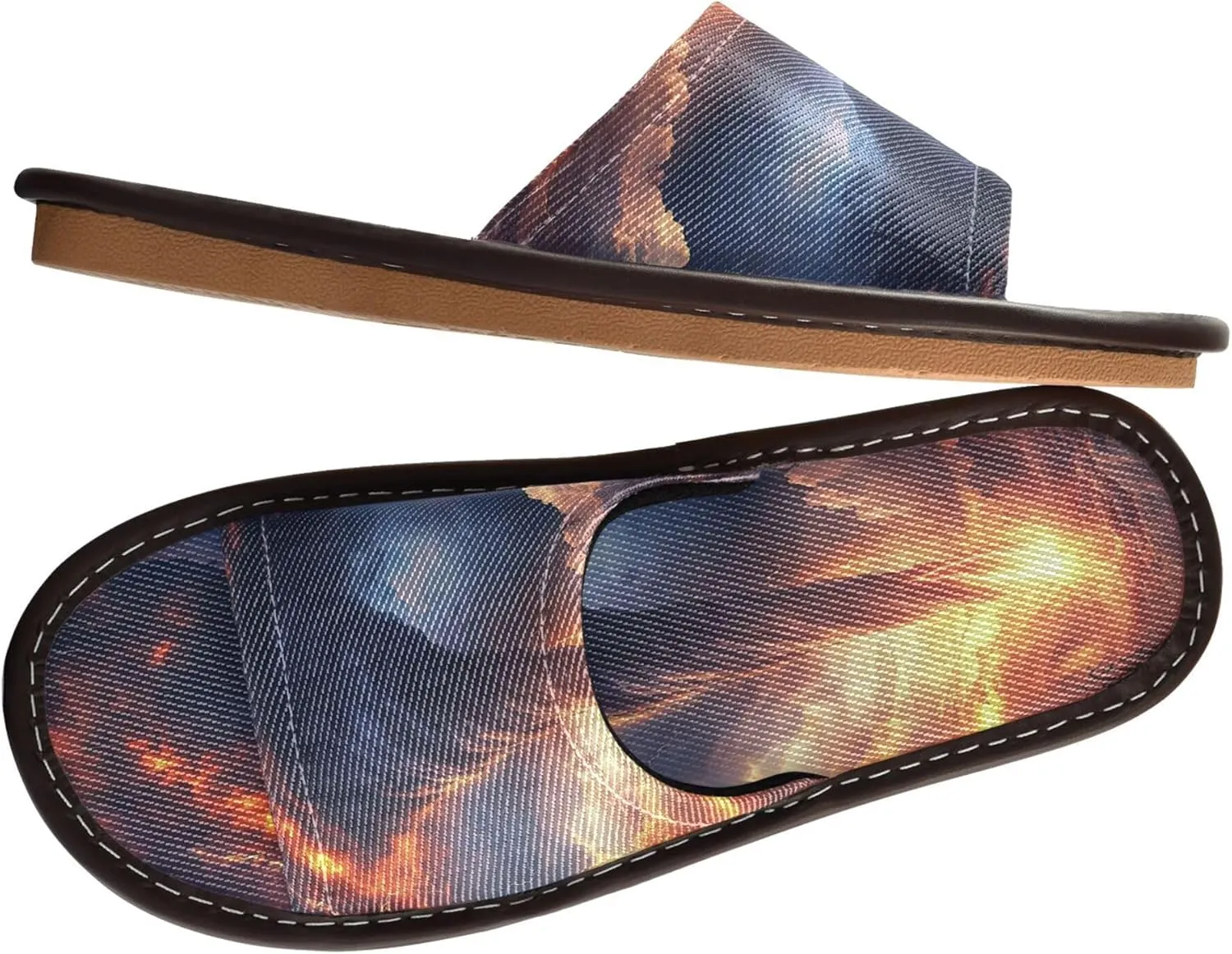 Summer Slipper Tornado Storm Lightning Fire Indoor House Men Women Quick Drying Slippers