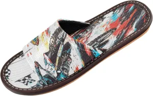 Summer Slipper Watercolor Motorcycle Flag Indoor House Men Women Quick Drying Slippers