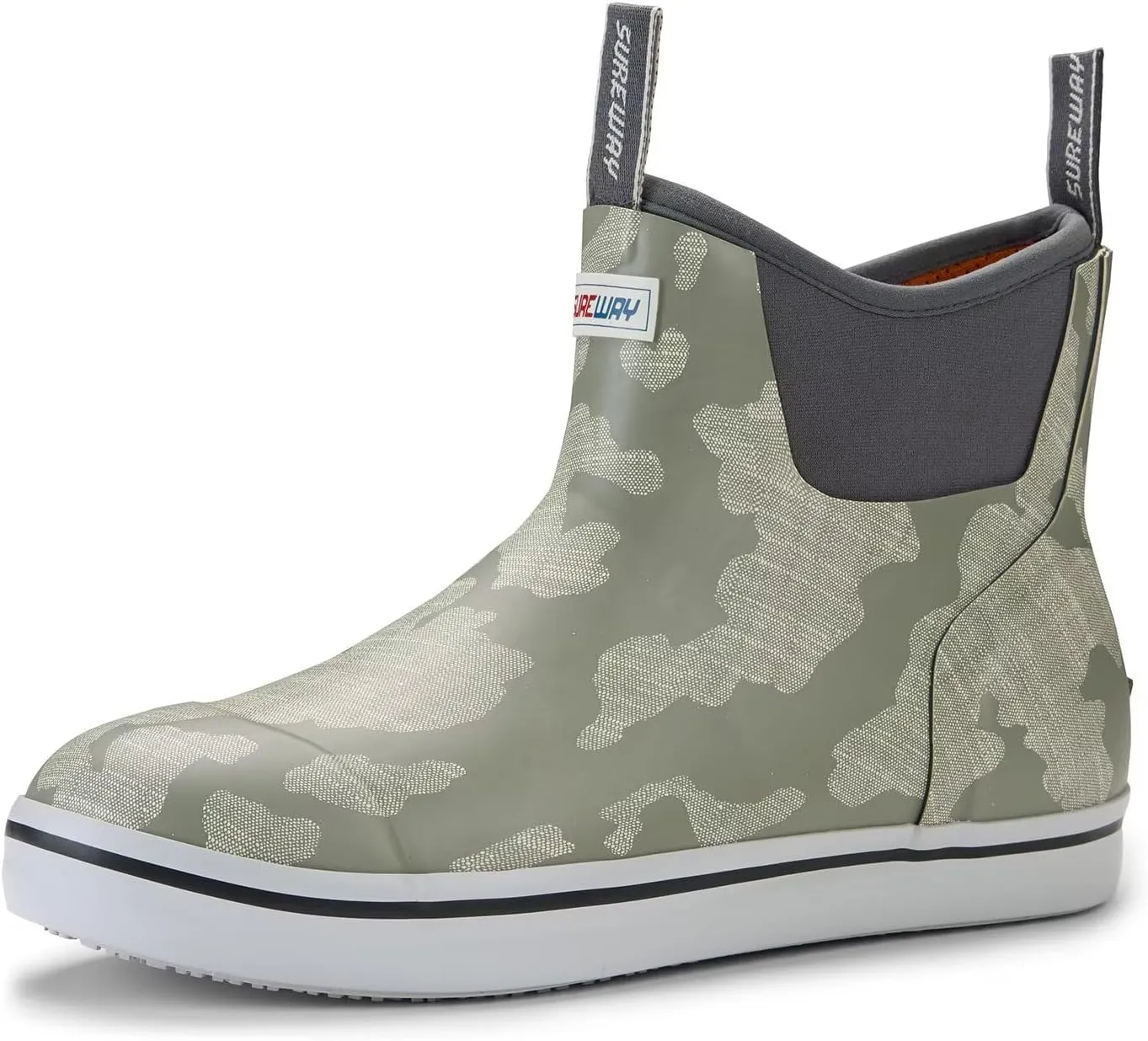 SUREWAY Women's Deck Boots Professional Non-Slip Fishing & Ankle Deck Boot Waterproof Rain Boots