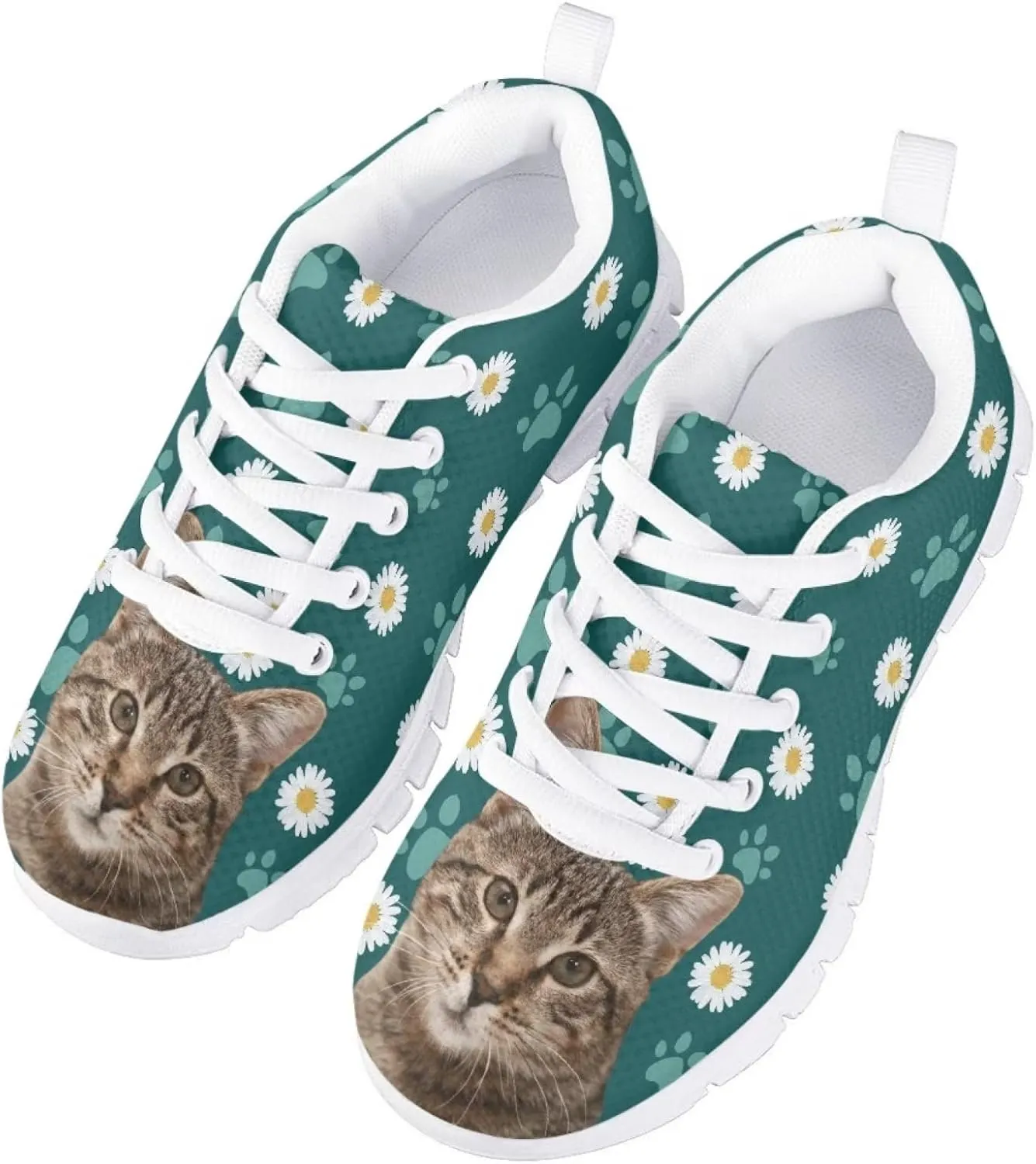SYtrade Girls Slip-On Sneakers Lace-up Tennis Shoes Kids Athletic Shoes