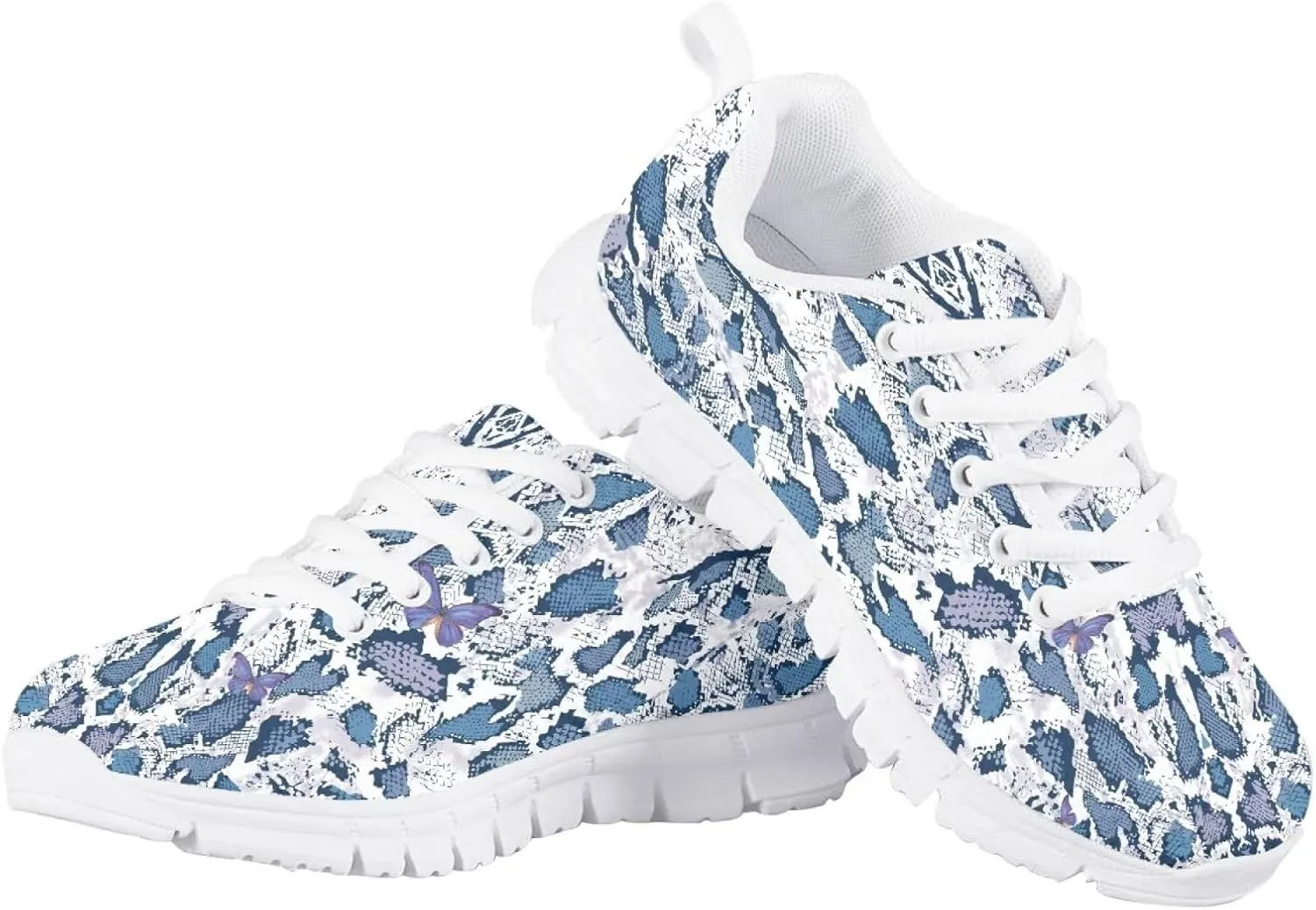 SYtrade Girls Slip-On Sneakers Lace-up Tennis Shoes Kids Athletic Shoes