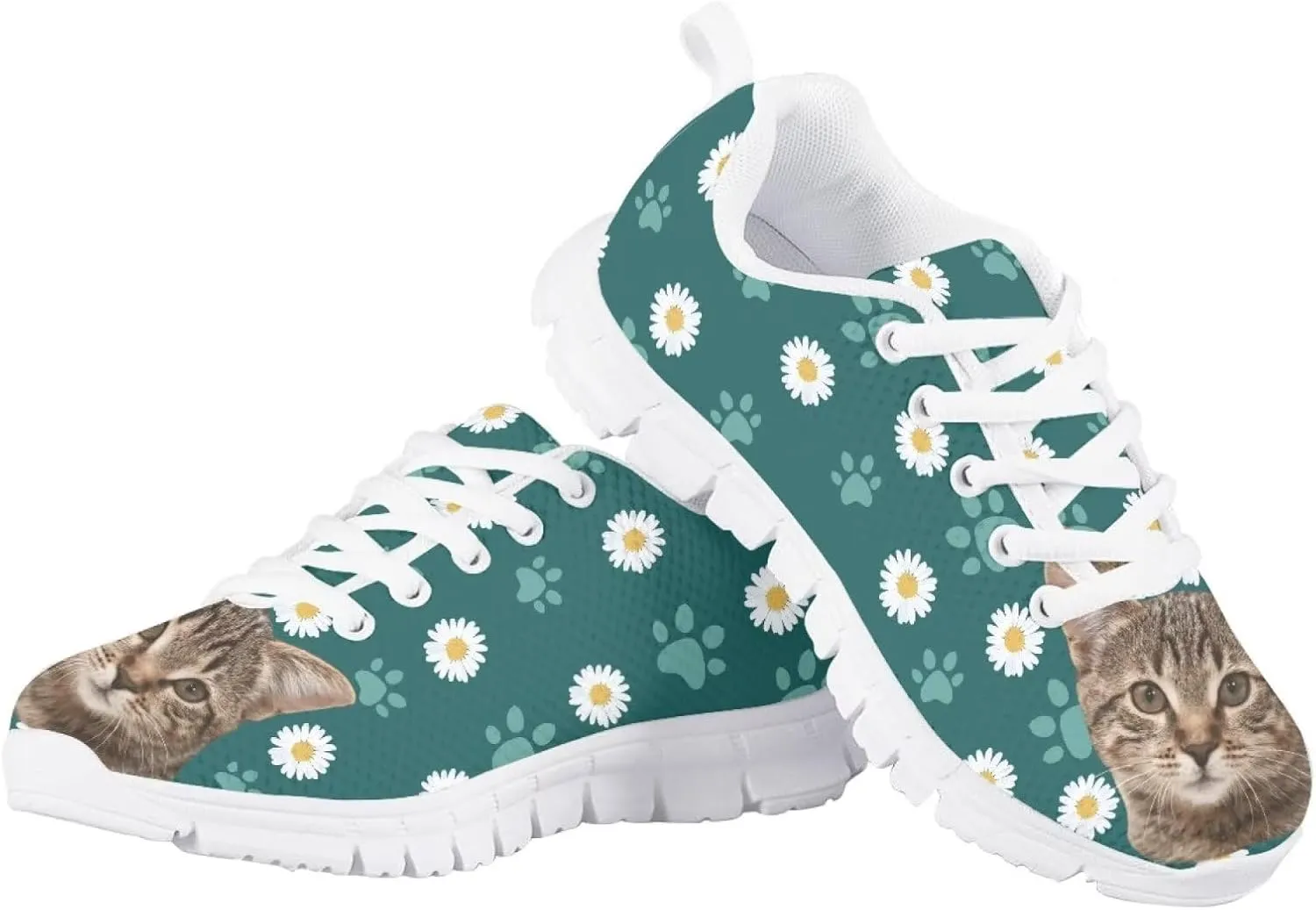 SYtrade Girls Slip-On Sneakers Lace-up Tennis Shoes Kids Athletic Shoes