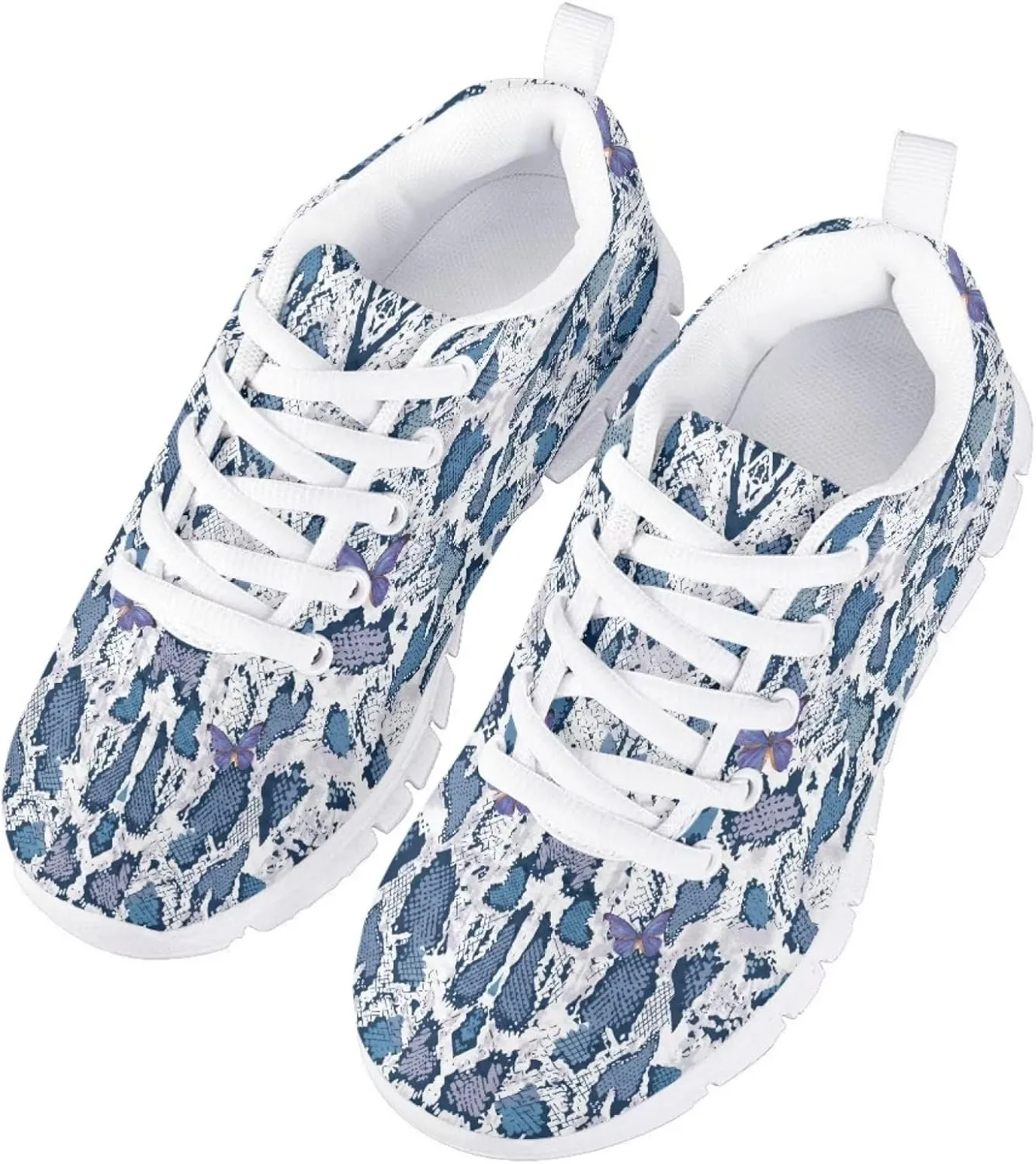 SYtrade Girls Slip-On Sneakers Lace-up Tennis Shoes Kids Athletic Shoes