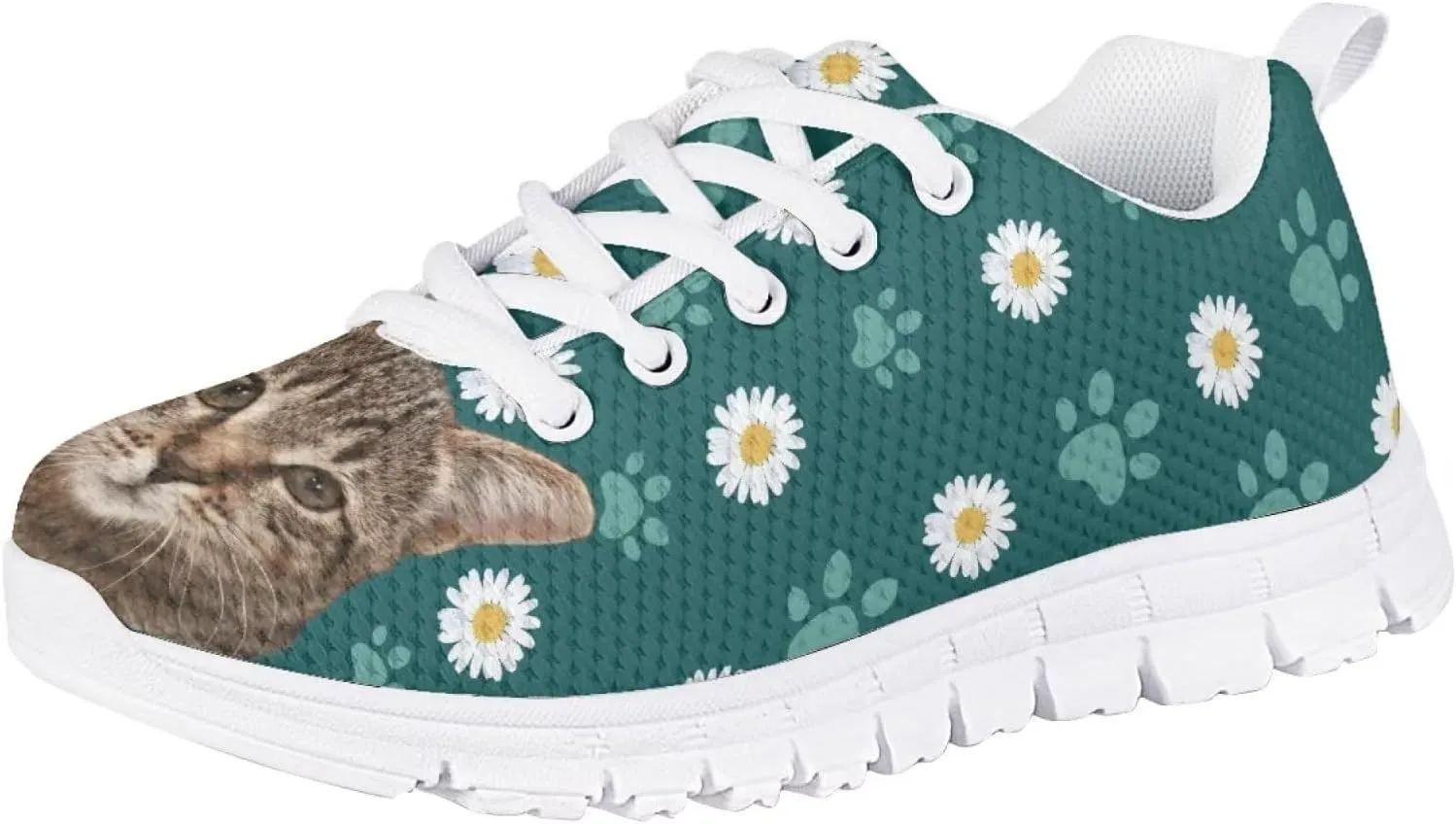 SYtrade Girls Slip-On Sneakers Lace-up Tennis Shoes Kids Athletic Shoes