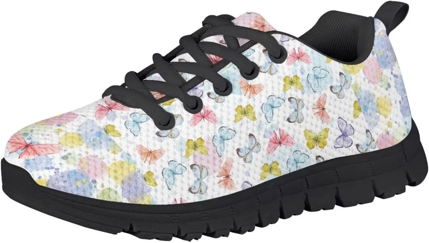 SYtrade Kid Boys Girls Shoes Running/Walking Sports Sneakers Black Sole