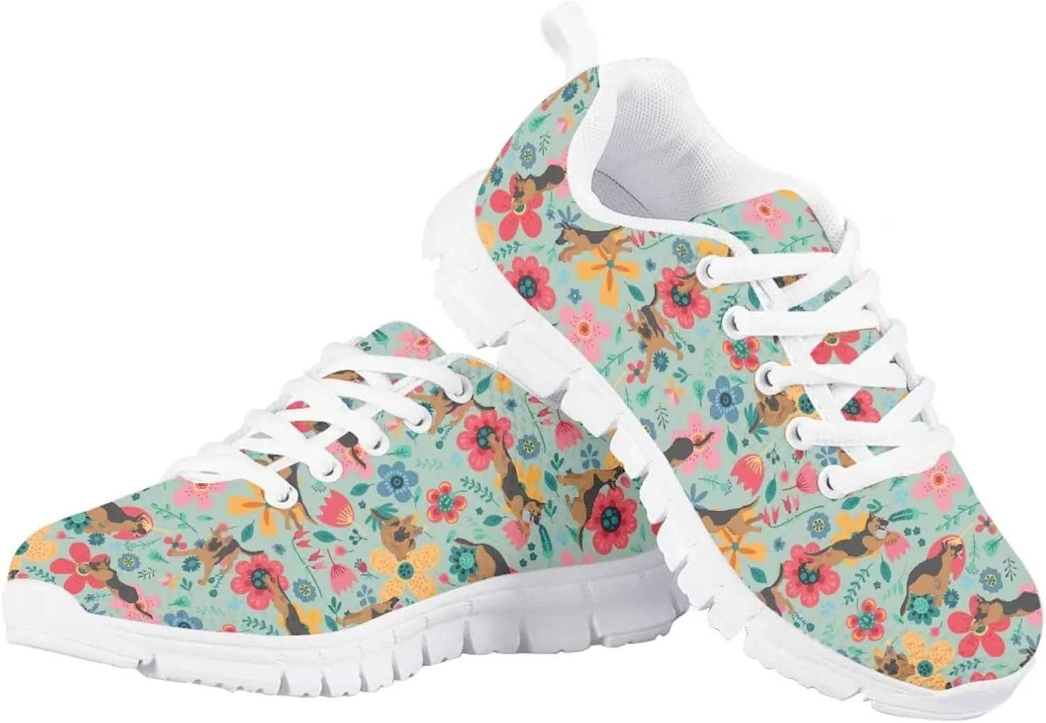 SYtrade Kids Girls Running Shoes Walking Sports Sneakers White Sole