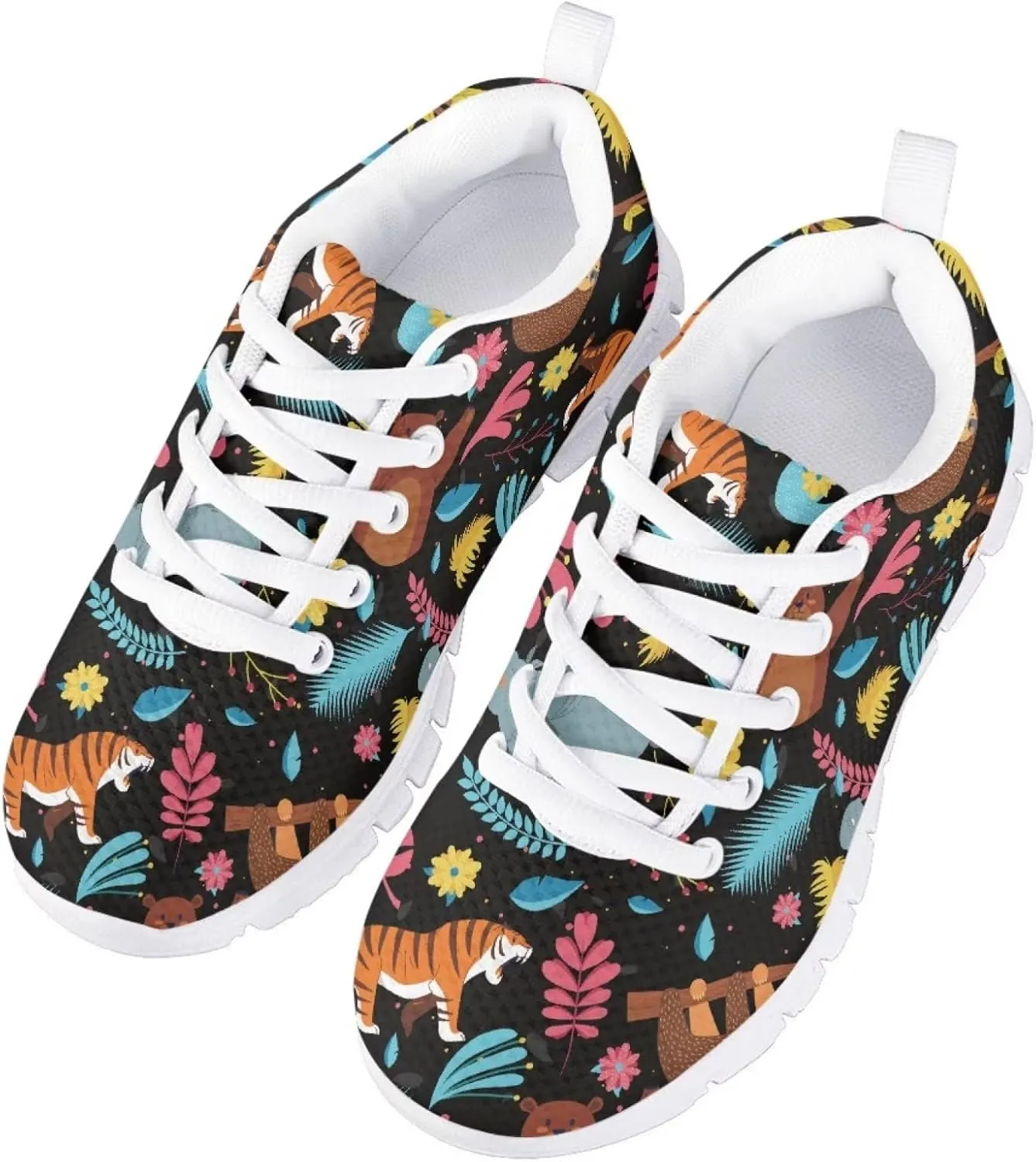 SYtrade Kids Girls Running Shoes Walking Sports Sneakers White Sole