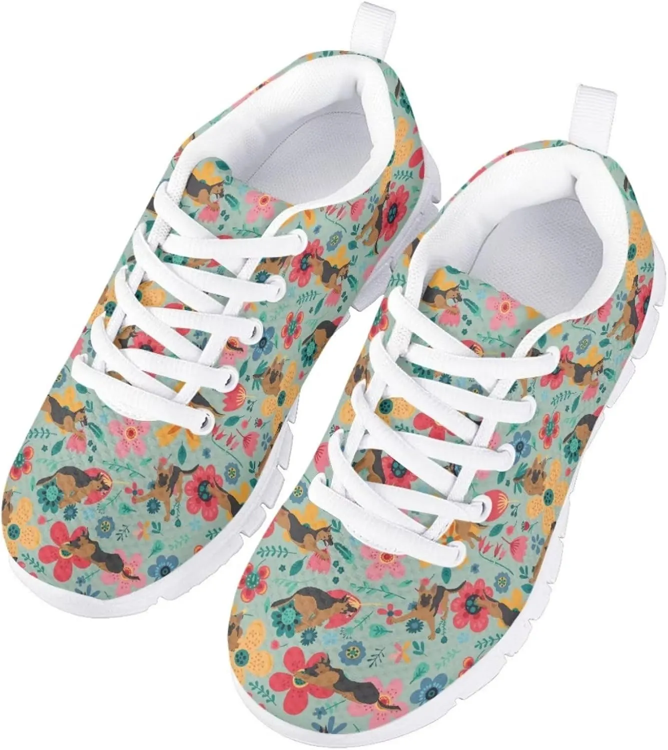 SYtrade Kids Girls Running Shoes Walking Sports Sneakers White Sole