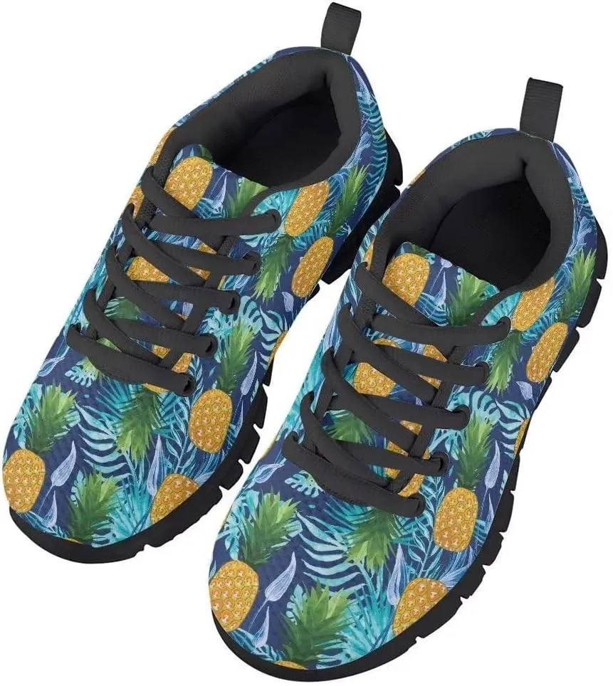 SYtrade Kids' Running Shoes Sports Fashion Sneaker Slip On Tennis Shoes Black Sole