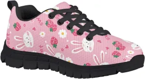 SYtrade Kids' Running Shoes Sports Fashion Sneaker Slip On Tennis Shoes Black Sole