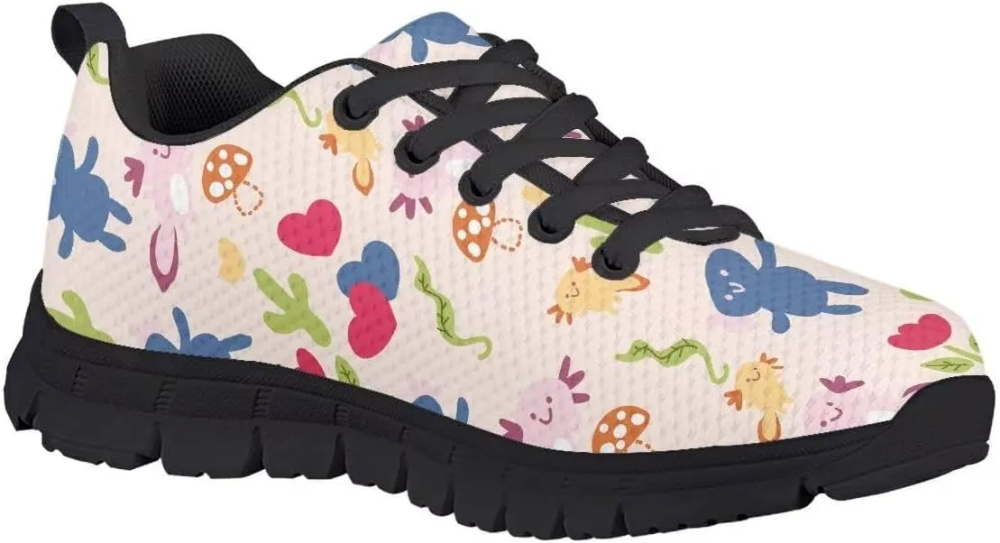 SYtrade Kids' Running Shoes Sports Fashion Sneaker Slip On Tennis Shoes Black Sole