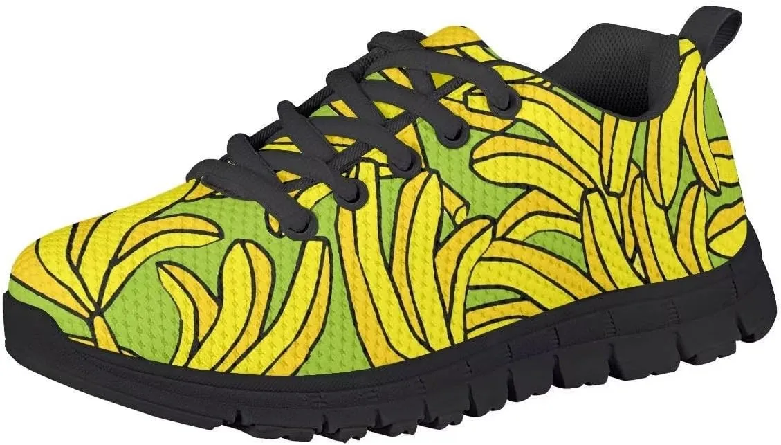 SYtrade Kids' Running Shoes Sports Fashion Sneaker Slip On Tennis Shoes Black Sole