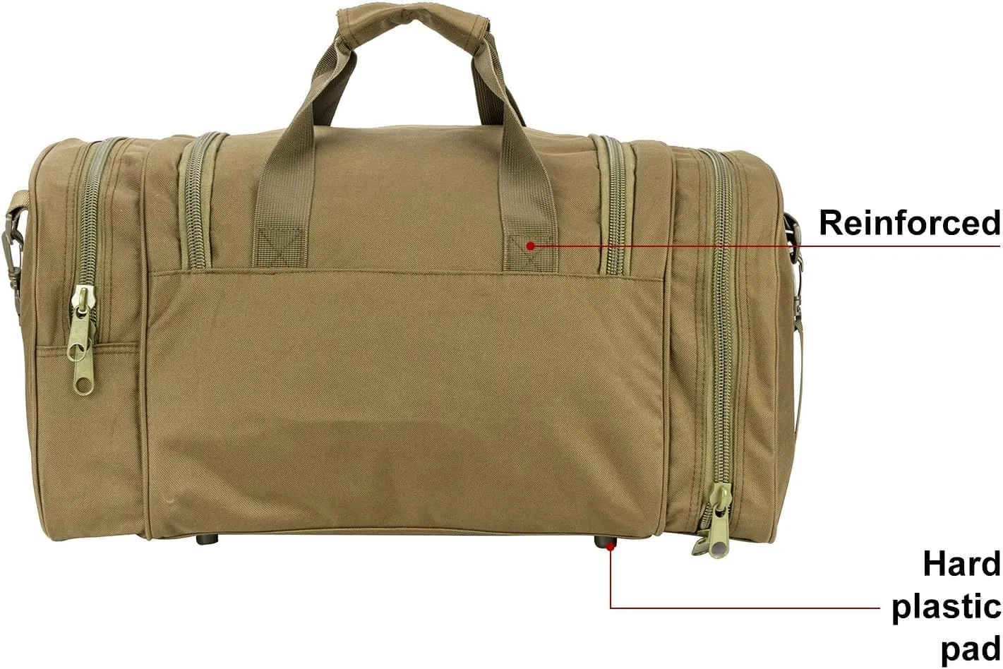 Tactical Travel Duffle Bag with Shoes Compartment Weekender Bags Carry On Overnight Bag For Men and Women Gym Sports Tote Pocket
