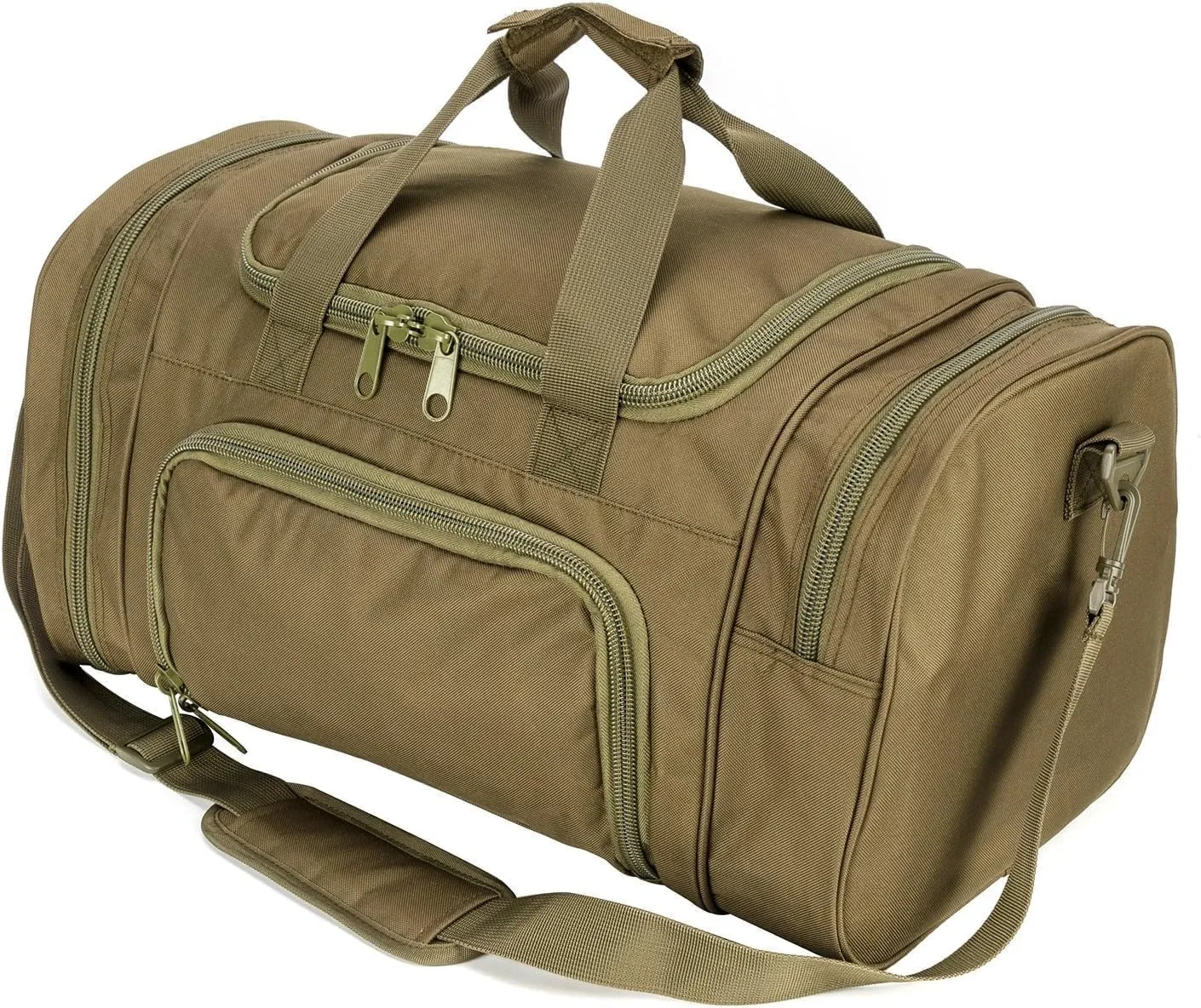 Tactical Travel Duffle Bag with Shoes Compartment Weekender Bags Carry On Overnight Bag For Men and Women Gym Sports Tote Pocket