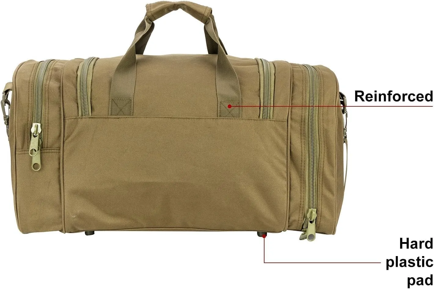 Tactical Travel Duffle Bag with Shoes Compartment Weekender Bags Carry On Overnight Bag For Men and Women Gym Sports Tote Pocket