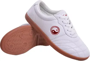Tai chi Shoes for Women,Lightweight Chinese Martial Arts Kungfu Training Sneakers Leather Wide for Men, Breathable Tai Kwon Doe Karate Shoes Ladies Wu shu Tai ji Kongfu Sports(Size:39EU/245cm,Color: