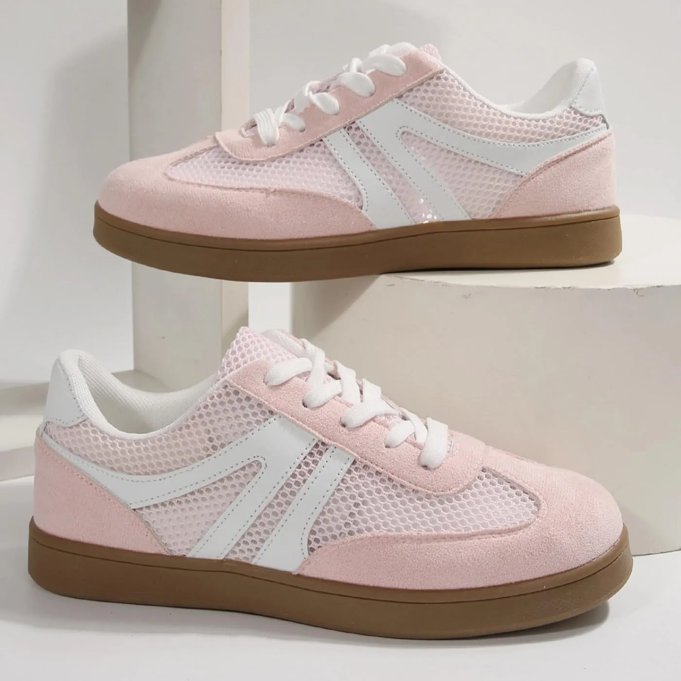 Tennis Shoes for Women & Girls - Mesh German Training Running Shoes Anti Slip Skateboarding Sneakers for Summer