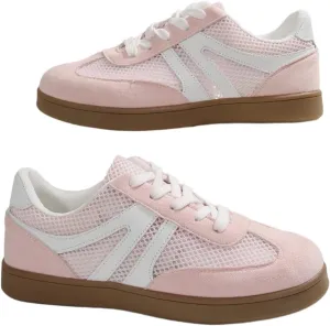 Tennis Shoes for Women & Girls - Mesh German Training Running Shoes Anti Slip Skateboarding Sneakers for Summer