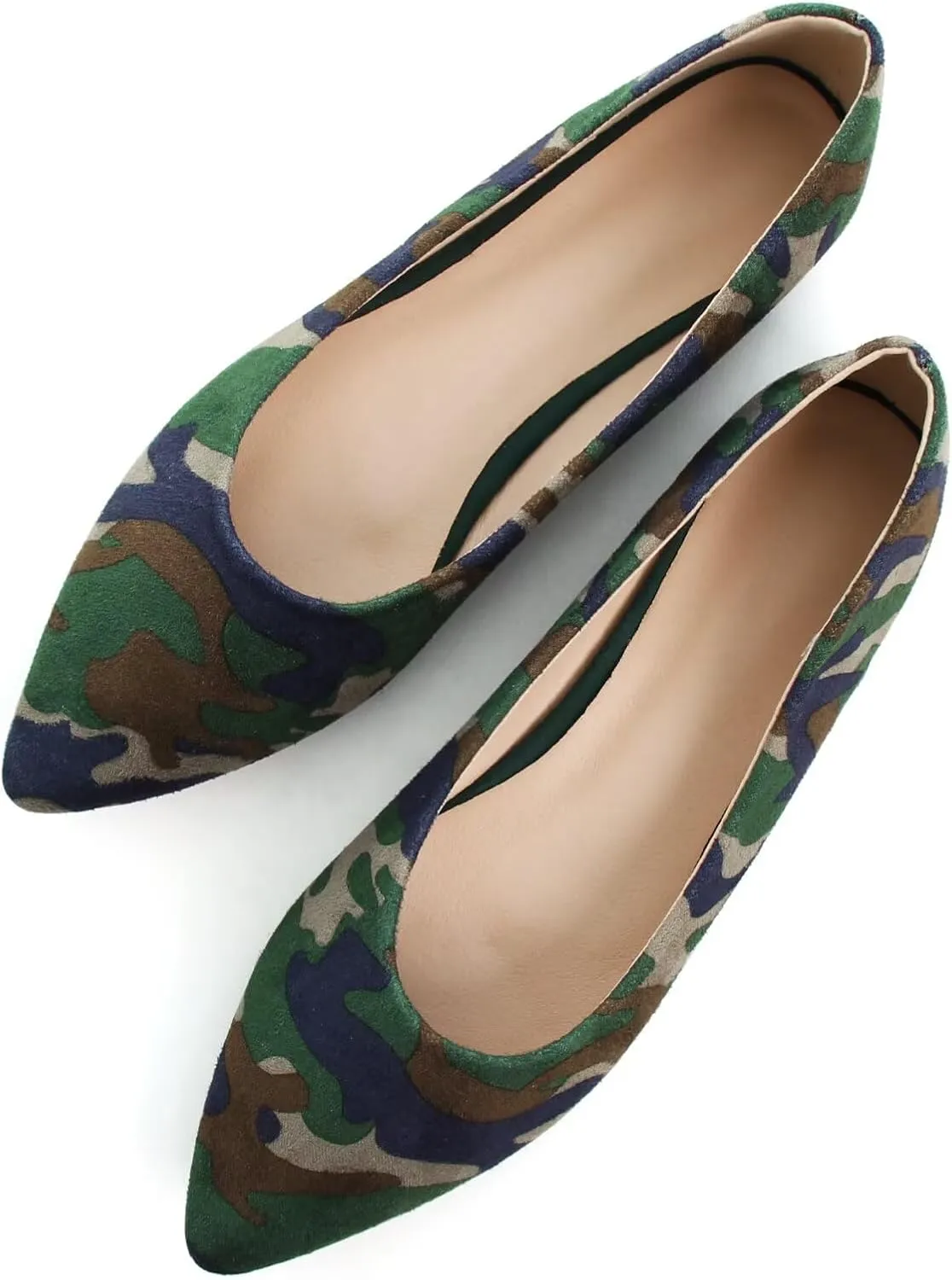 TN TANGNEST Womens Ballet Flats Pointed Toe Flat Shoes Cute Slip On Loafers Comfortable Dress Shoes