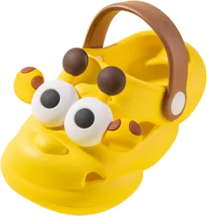 Toddlers Boys & Girls Clogs Cute Animals EVA Non-Slip Kids Platform Sandals for Shower and Beach