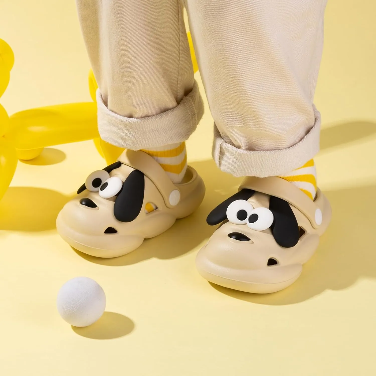 Toddlers Boys & Girls Clogs Cute Animals EVA Non-Slip Kids Platform Sandals for Shower and Beach