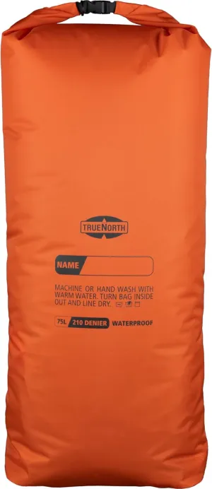 True North Decon Bag 75L Airtight Roll-Top Decontamination Travel Dry Bag for Turnout Gear, PPE Machine Washable