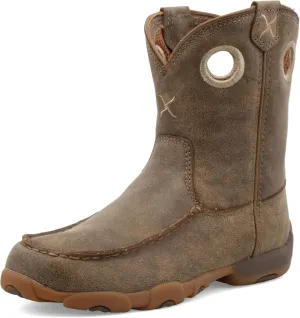 Twisted X Kid's Driving Moc Boot, Moc Toe