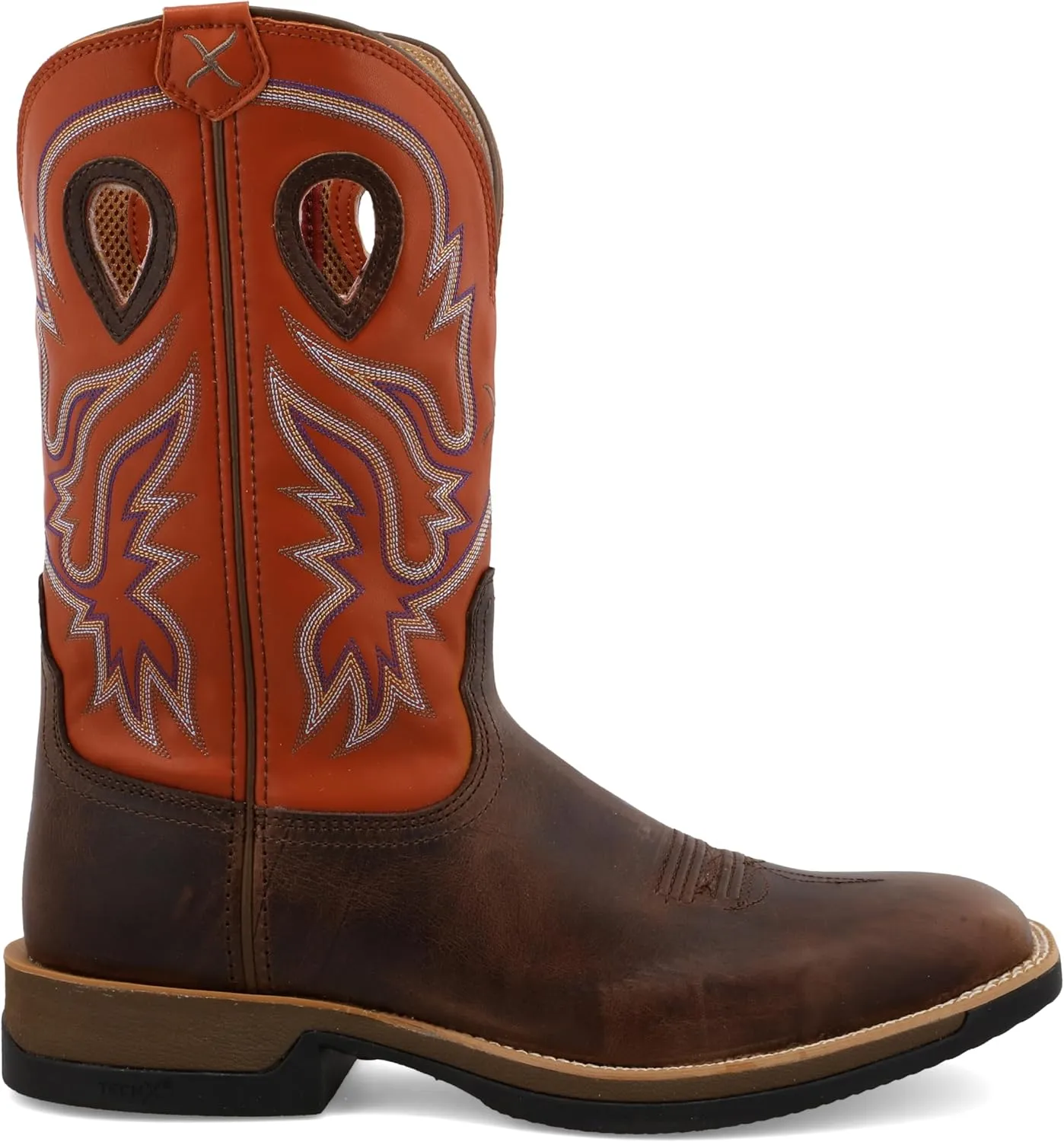 Twisted X Men's 11" Pull On Work Boot, Moc Toe Nano Toe with CellStretch