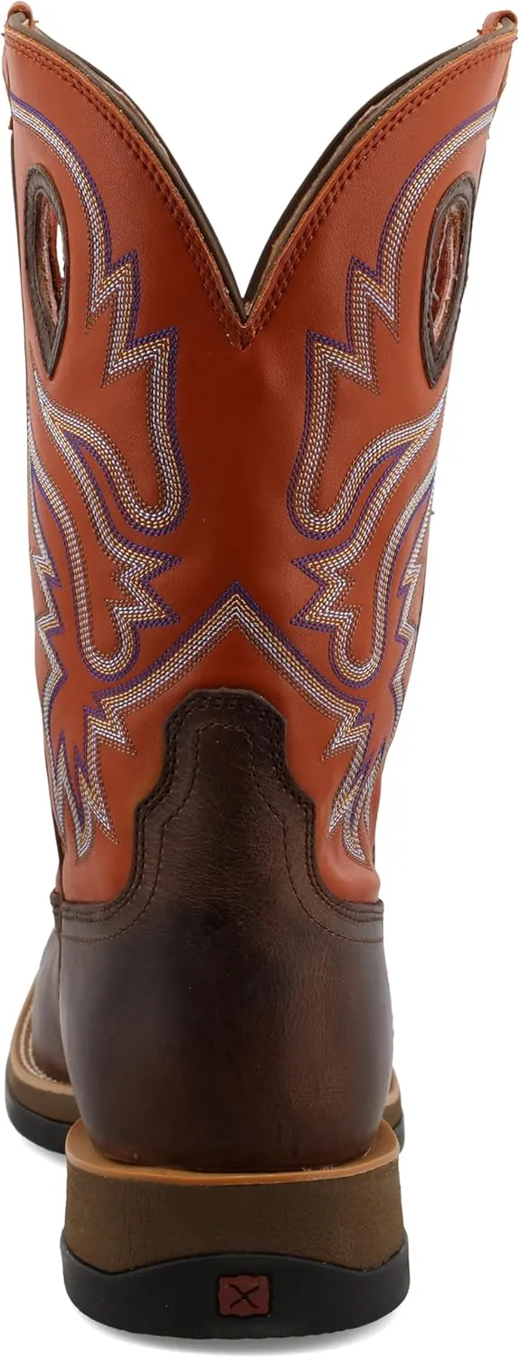 Twisted X Men's 11" Pull On Work Boot, Moc Toe Nano Toe with CellStretch
