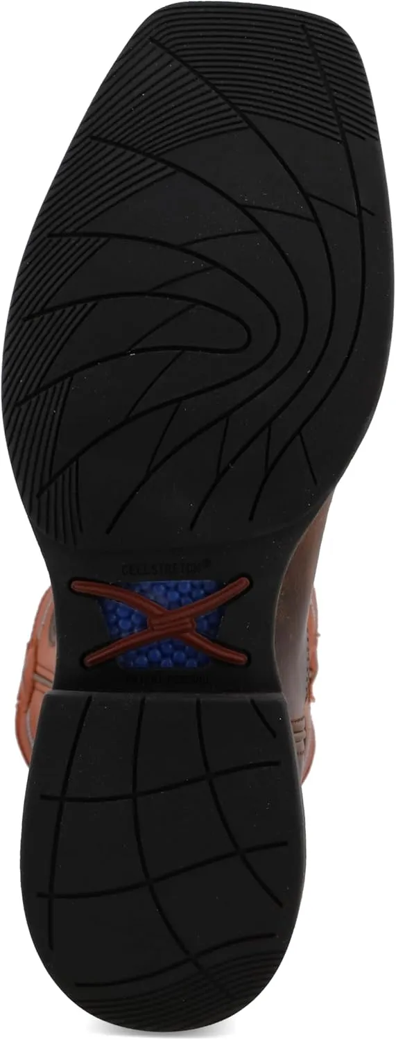 Twisted X Men's 11" Pull On Work Boot, Moc Toe Nano Toe with CellStretch