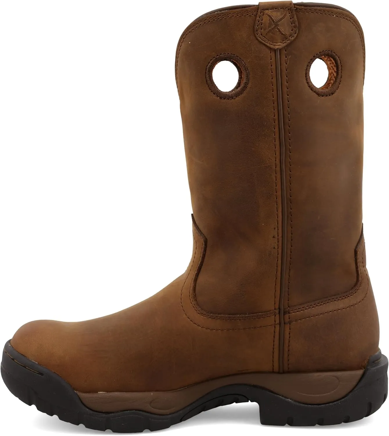 Twisted X Men’s Work Boot - K Toe All-Around Boots Designed with Air-Mesh Lining, Compression- EVA Midsole, Rubber Outsole, and Full-Grain Oiled Leather Vamp and 11” Shaft