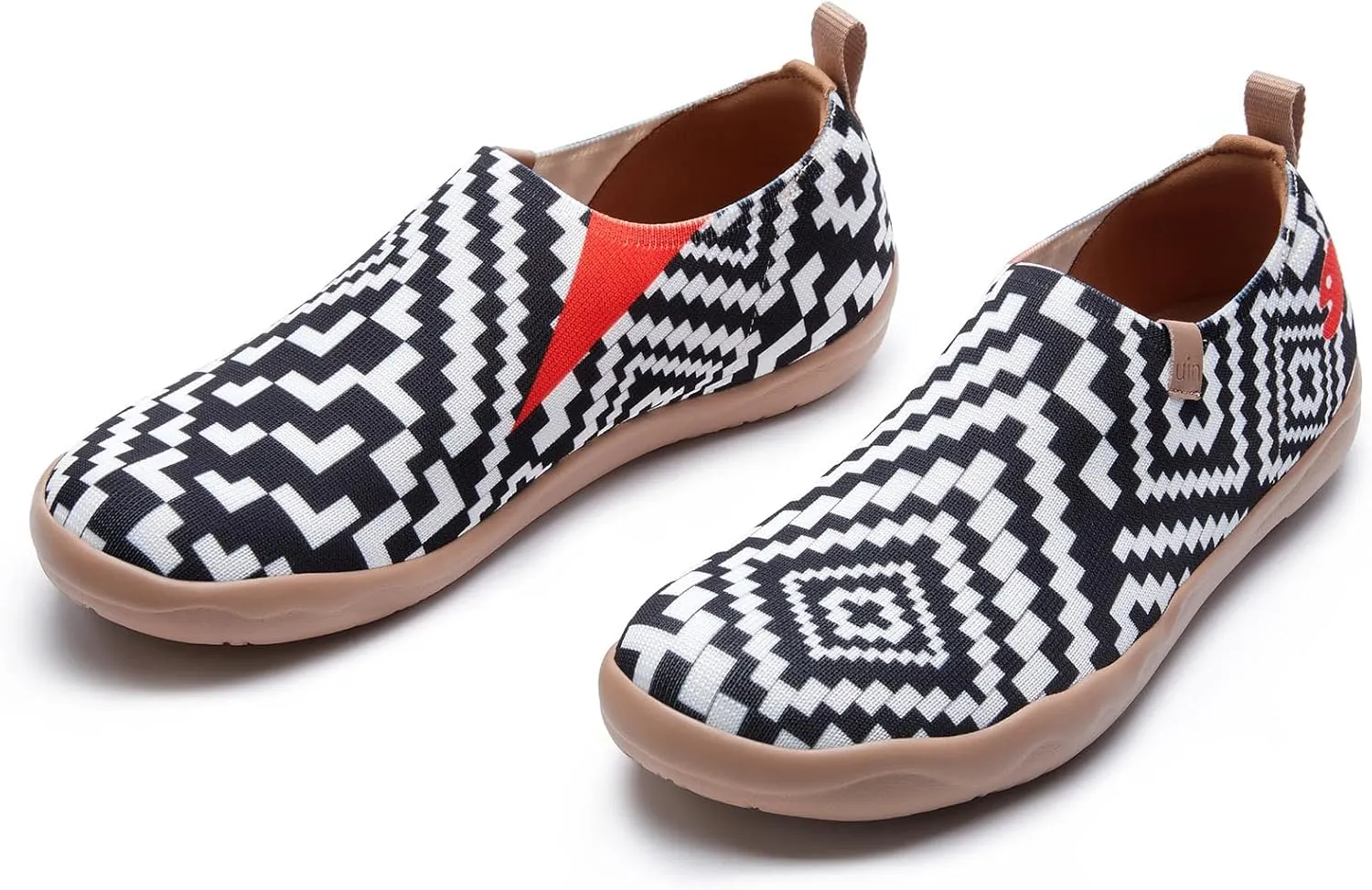 UIN Men's Loafers Painted Travel Shoes Slip On Walking Shoes Casual Lightweight Comfort Fashion Sneaker Toledo Ⅰ Art