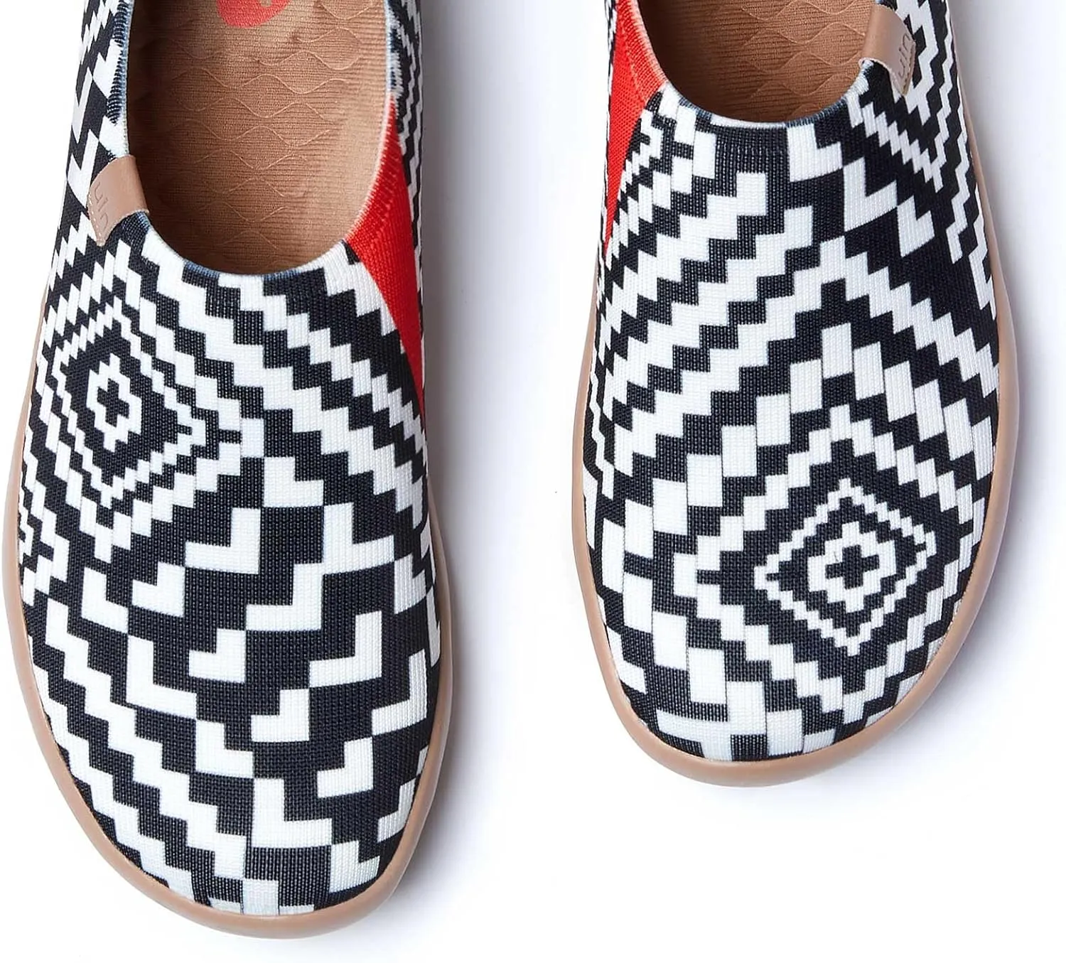 UIN Men's Loafers Painted Travel Shoes Slip On Walking Shoes Casual Lightweight Comfort Fashion Sneaker Toledo Ⅰ Art