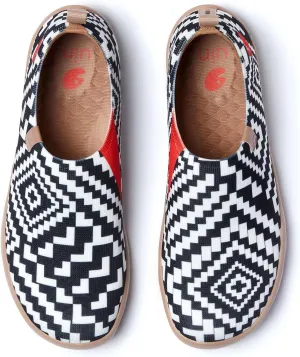 UIN Men's Loafers Painted Travel Shoes Slip On Walking Shoes Casual Lightweight Comfort Fashion Sneaker Toledo Ⅰ Art
