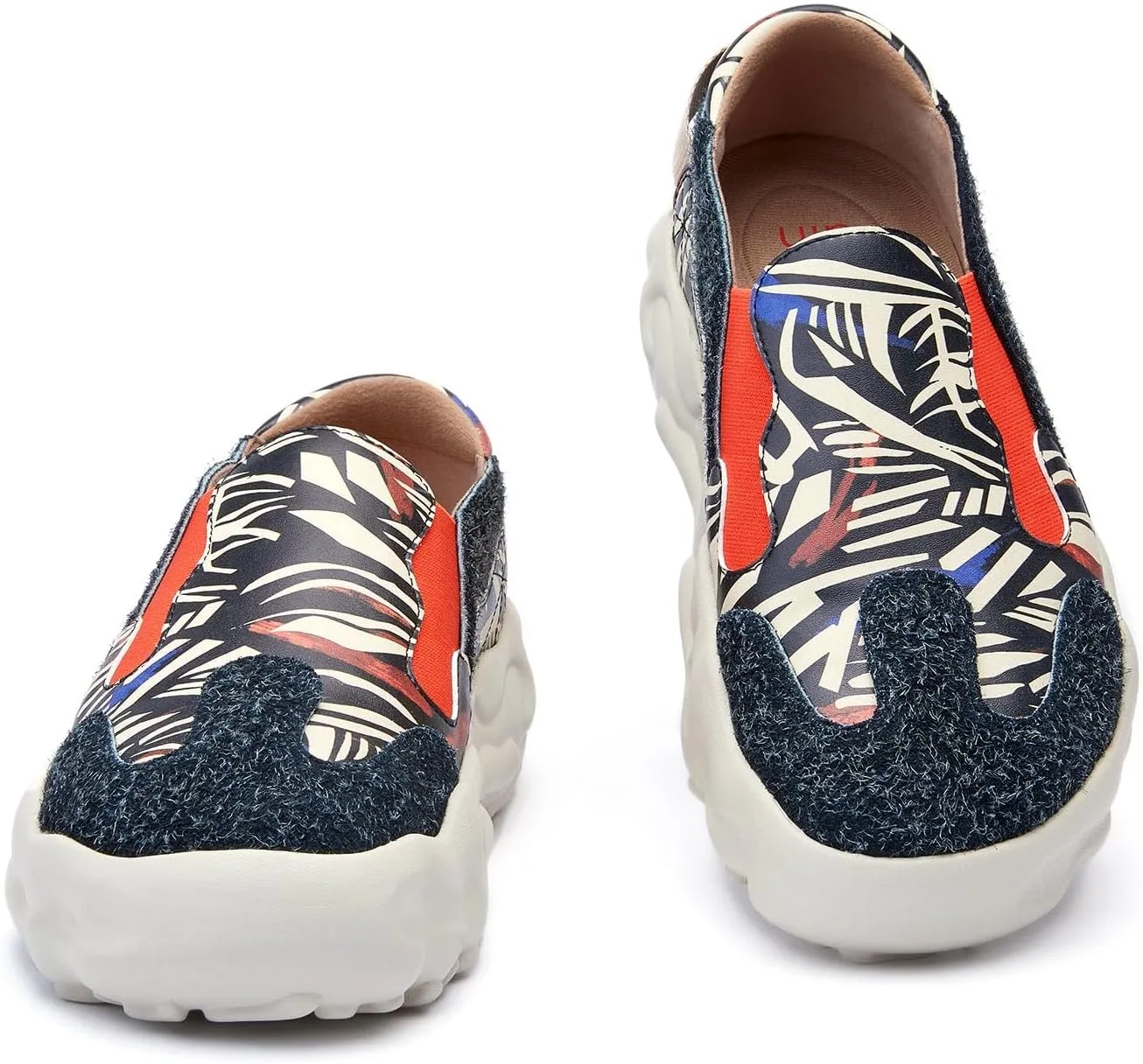UIN Women's Chunky Platform Fashion Sneakers Walking Shoes Lanzarote
