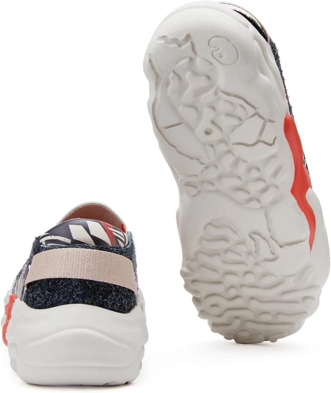 UIN Women's Chunky Platform Fashion Sneakers Walking Shoes Lanzarote