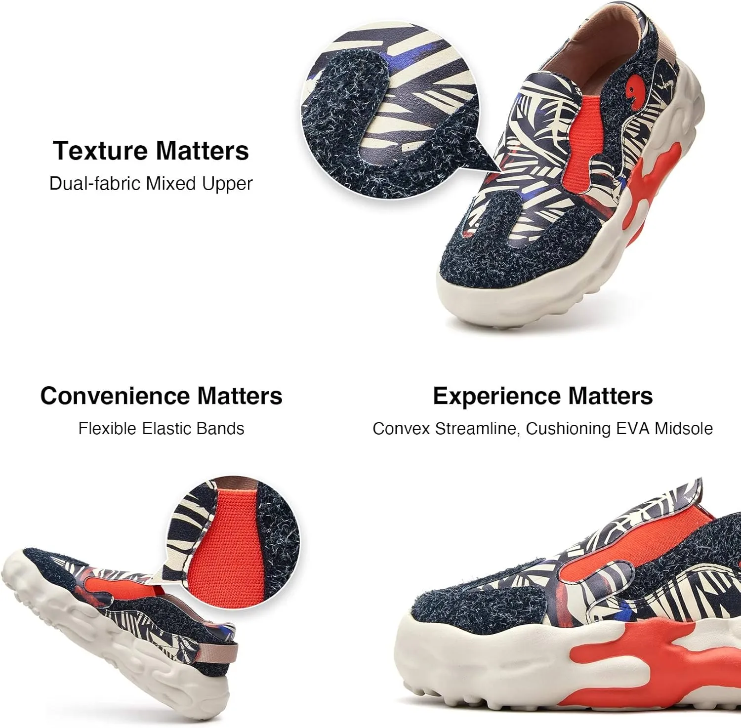 UIN Women's Chunky Platform Fashion Sneakers Walking Shoes Lanzarote
