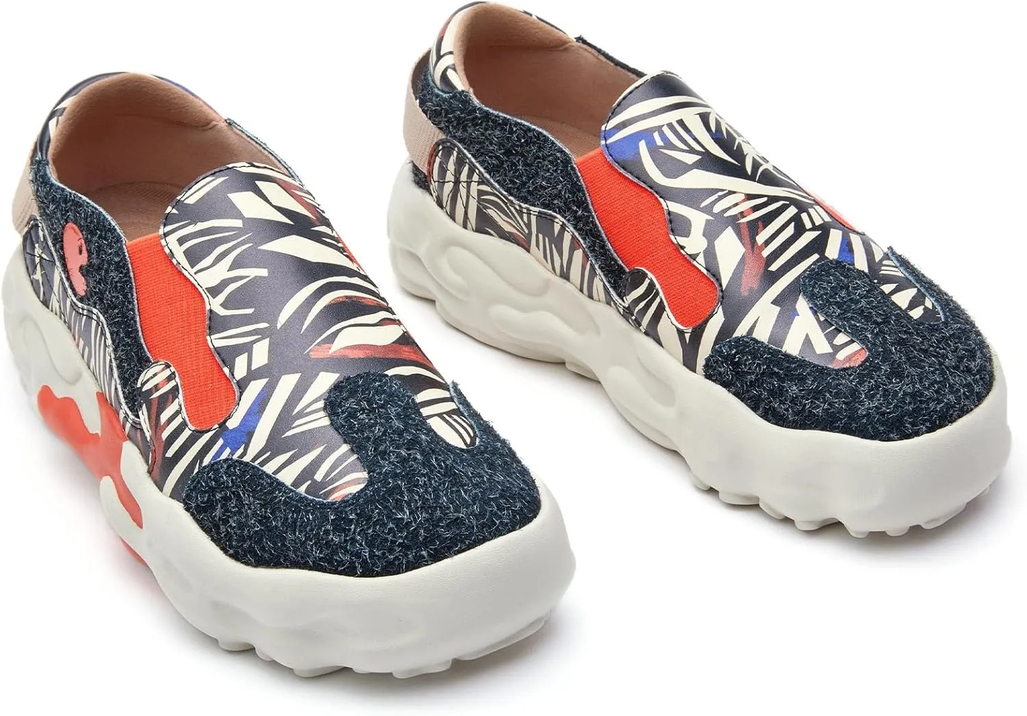UIN Women's Chunky Platform Fashion Sneakers Walking Shoes Lanzarote
