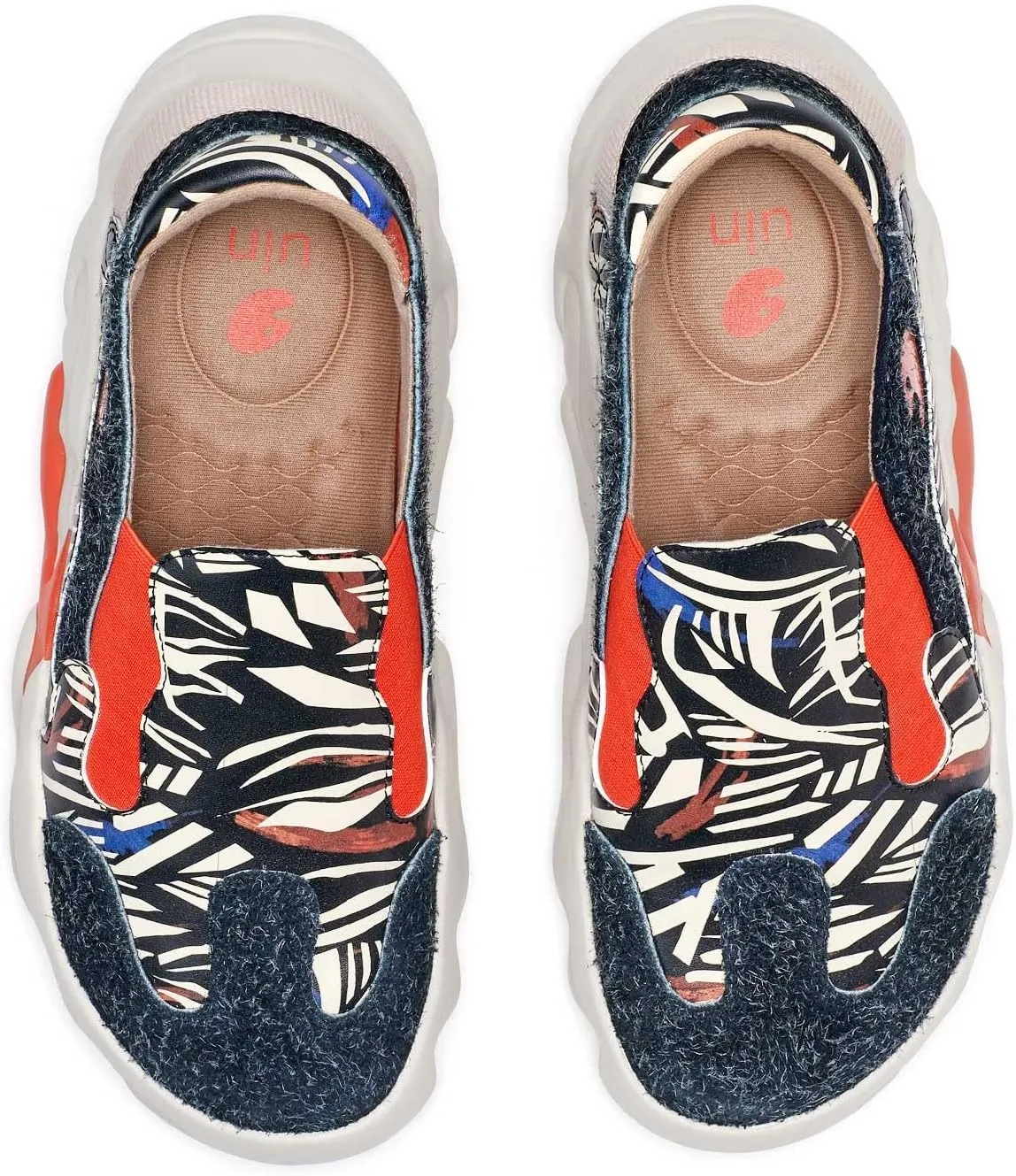 UIN Women's Chunky Platform Fashion Sneakers Walking Shoes Lanzarote