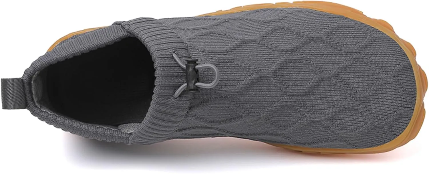 UMANPOO Men Hiking Water Shoes Barefoot Running Slip On Sneakers Casual Walking Slippers Gym Sock Flats Loafers Non Slip