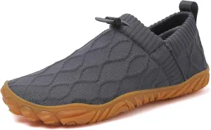 UMANPOO Men Hiking Water Shoes Barefoot Running Slip On Sneakers Casual Walking Slippers Gym Sock Flats Loafers Non Slip
