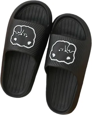 Unisex Kawaii Slipper Animal Slides Slippers for Women Men Cute Cartoon Slippers Comfy Cloud Slippers Sandals Shower Shoes