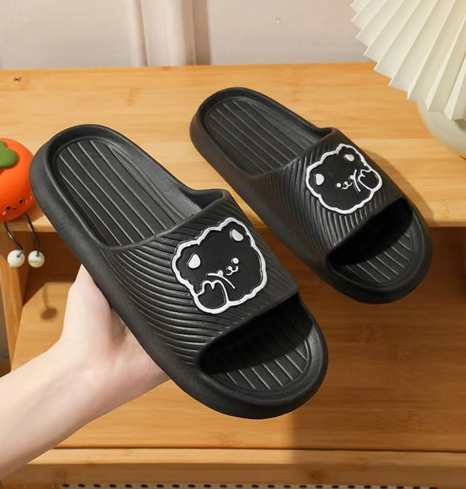 Unisex Kawaii Slipper Animal Slides Slippers for Women Men Cute Cartoon Slippers Comfy Cloud Slippers Sandals Shower Shoes