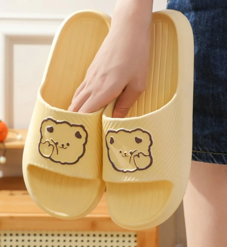 Unisex Kawaii Slipper Animal Slides Slippers for Women Men Cute Cartoon Slippers Comfy Cloud Slippers Sandals Shower Shoes
