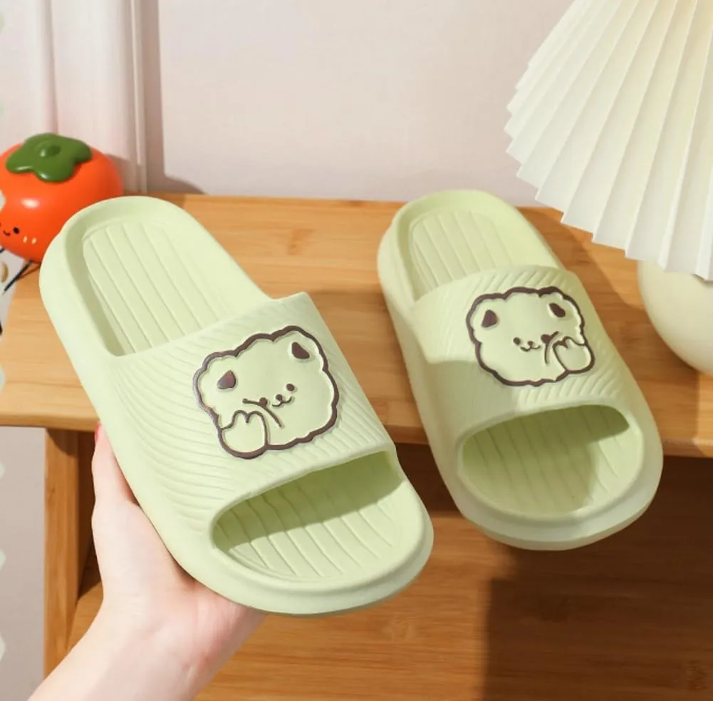 Unisex Kawaii Slipper Animal Slides Slippers for Women Men Cute Cartoon Slippers Comfy Cloud Slippers Sandals Shower Shoes
